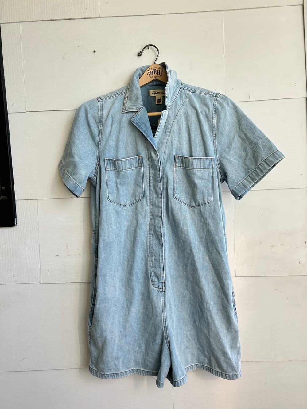 Madewell Denim Romper NWT BRAND NEW Sz Medium, $138 New